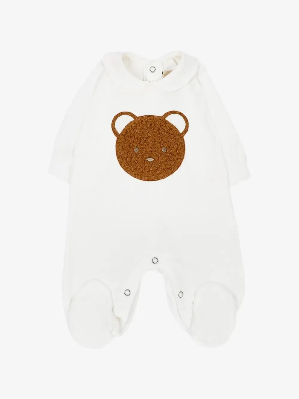 Пижама с воротником Питер Пэн Le Boo Beebè, белый
