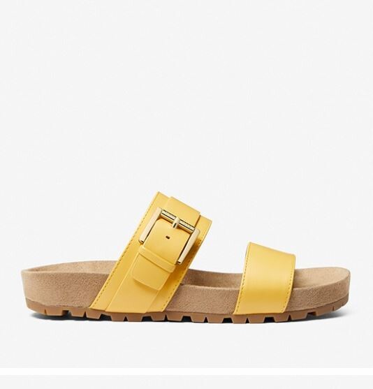 

Сандалии из искусственной кожи Michael Kors Michael Mylah Faux Leather, желтый
