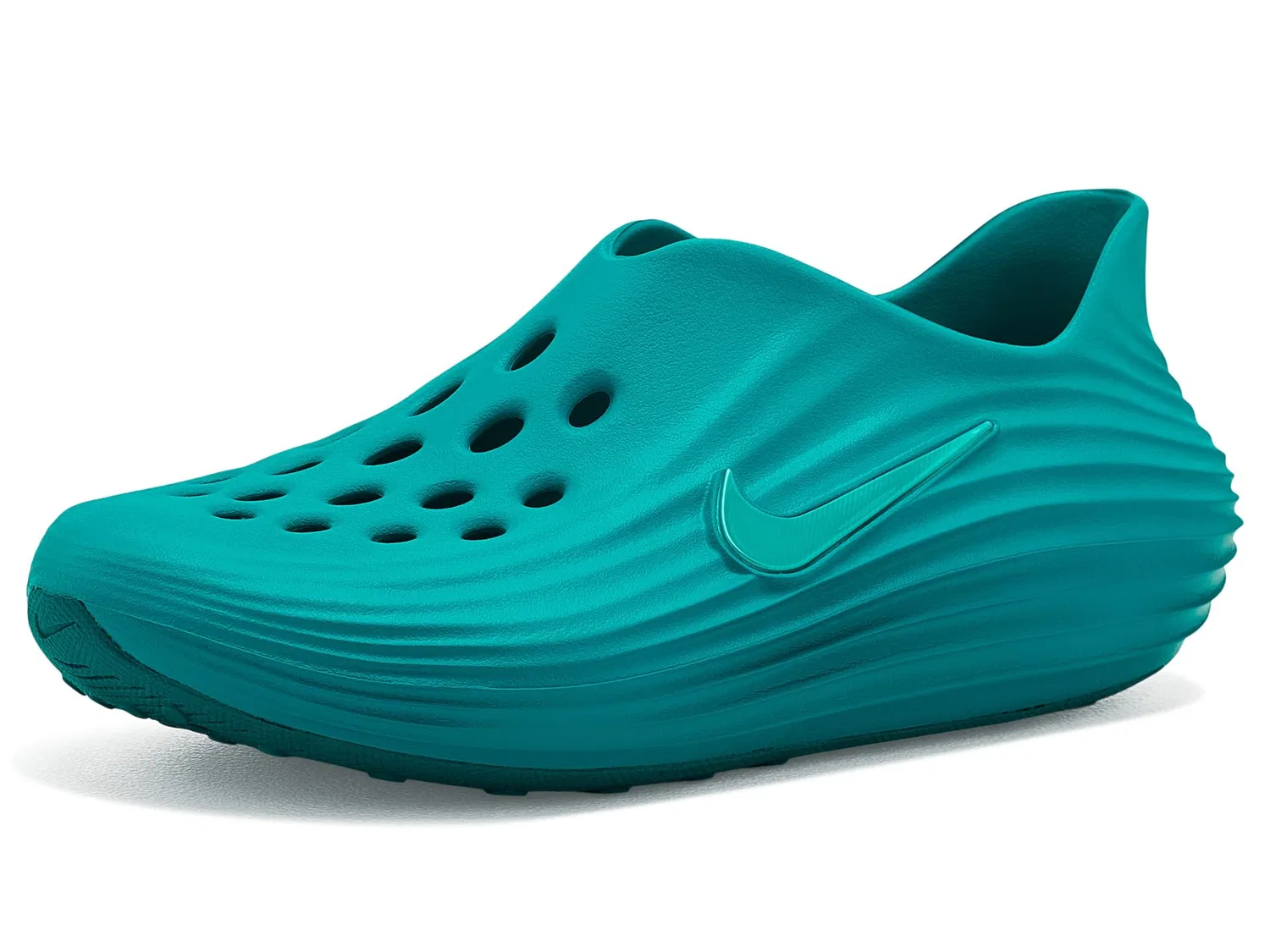 Сабо ReactX Rejuven8 (для маленьких и больших детей) Nike Kids, Energy/Bright Spruce