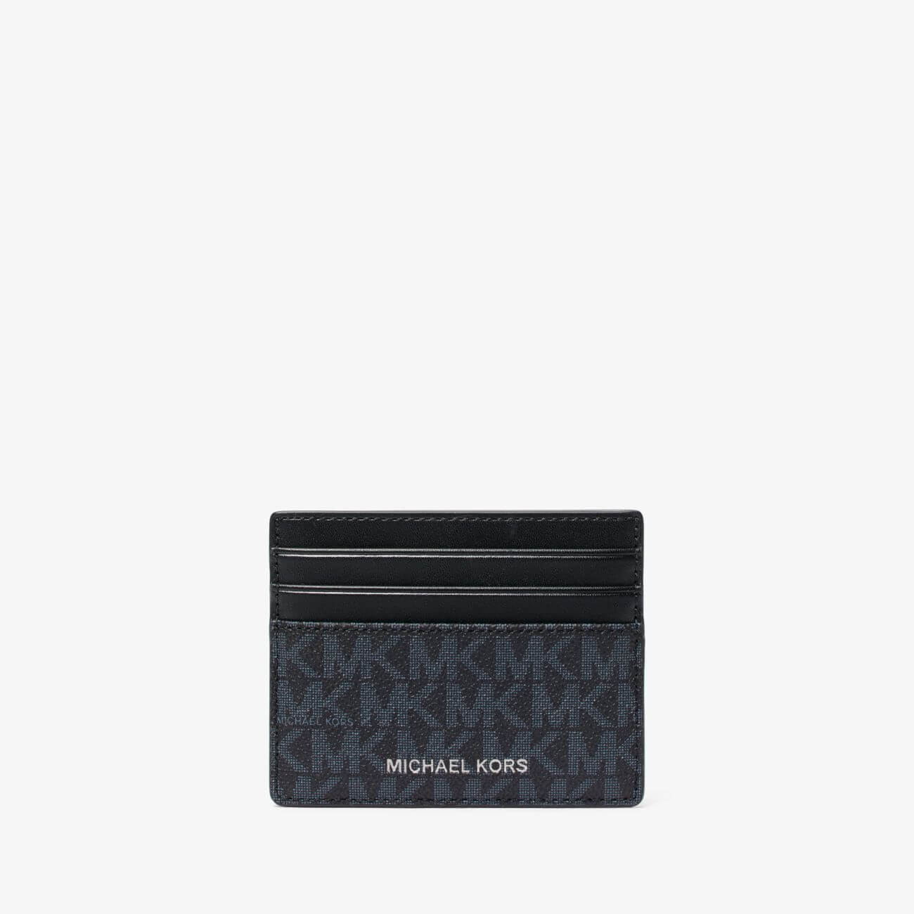 

Картхолдер Michael Kors Greyson Logo Tall, темно-синий