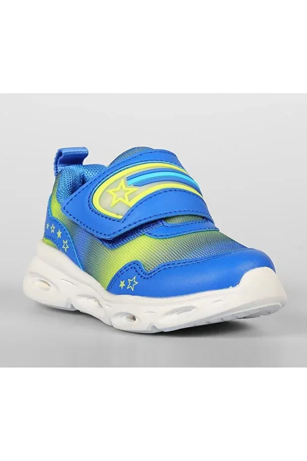 Детские спортивные кроссовки для девочек с подсветкой Vicco, Cobalt Bluerblue — фото 2