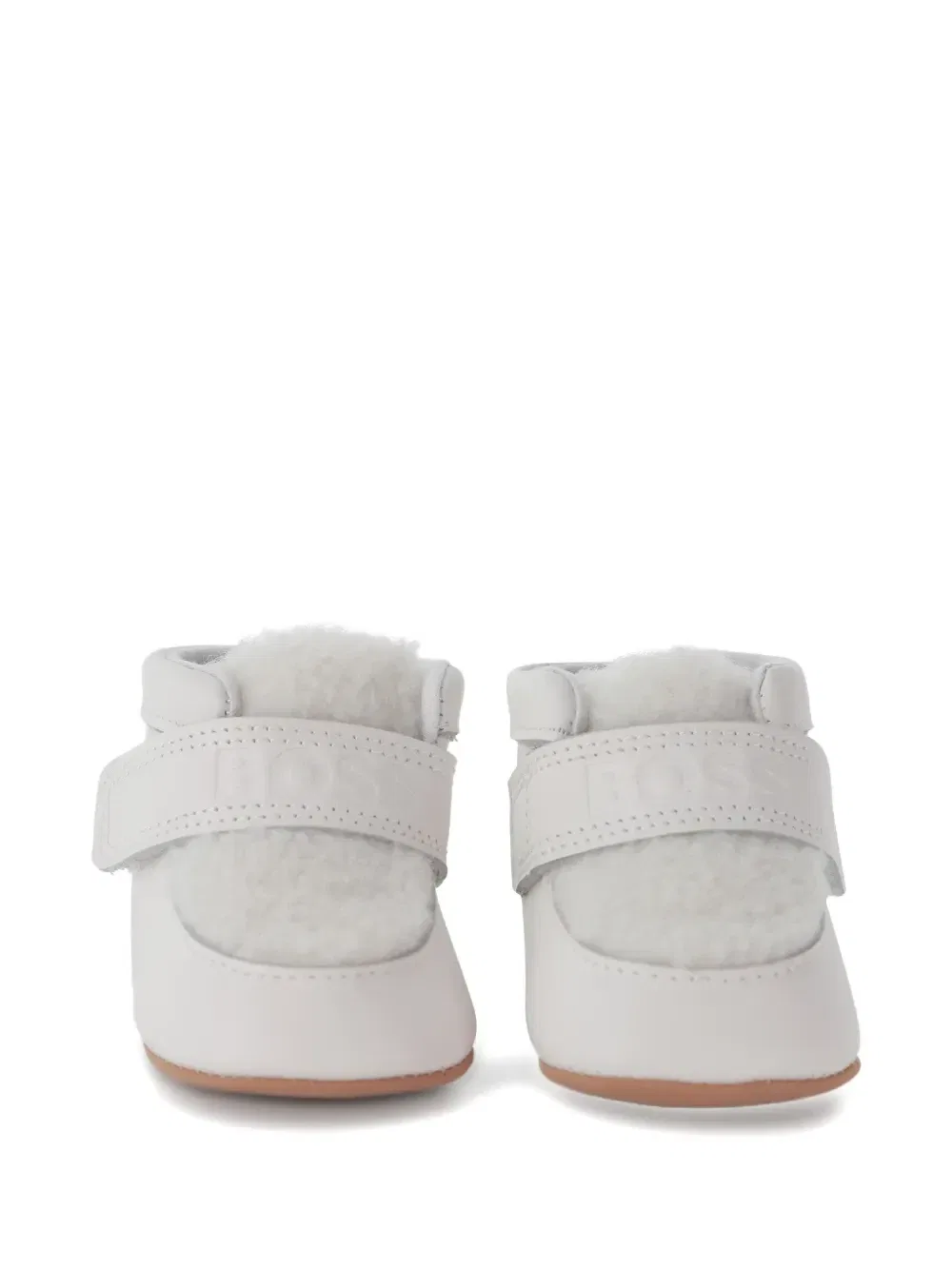 Пинетки на липучках Boss Kidswear, белый — фото 4