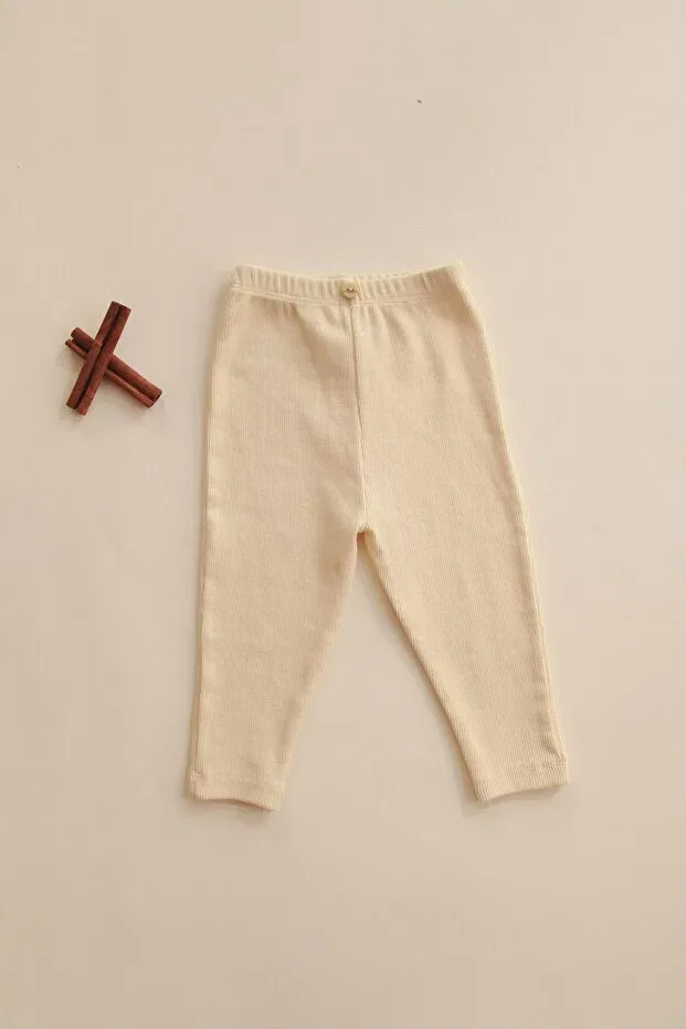 Детские леггинсы для девочек хлопковые Oh La La Koala For Little Ones, Nude Color