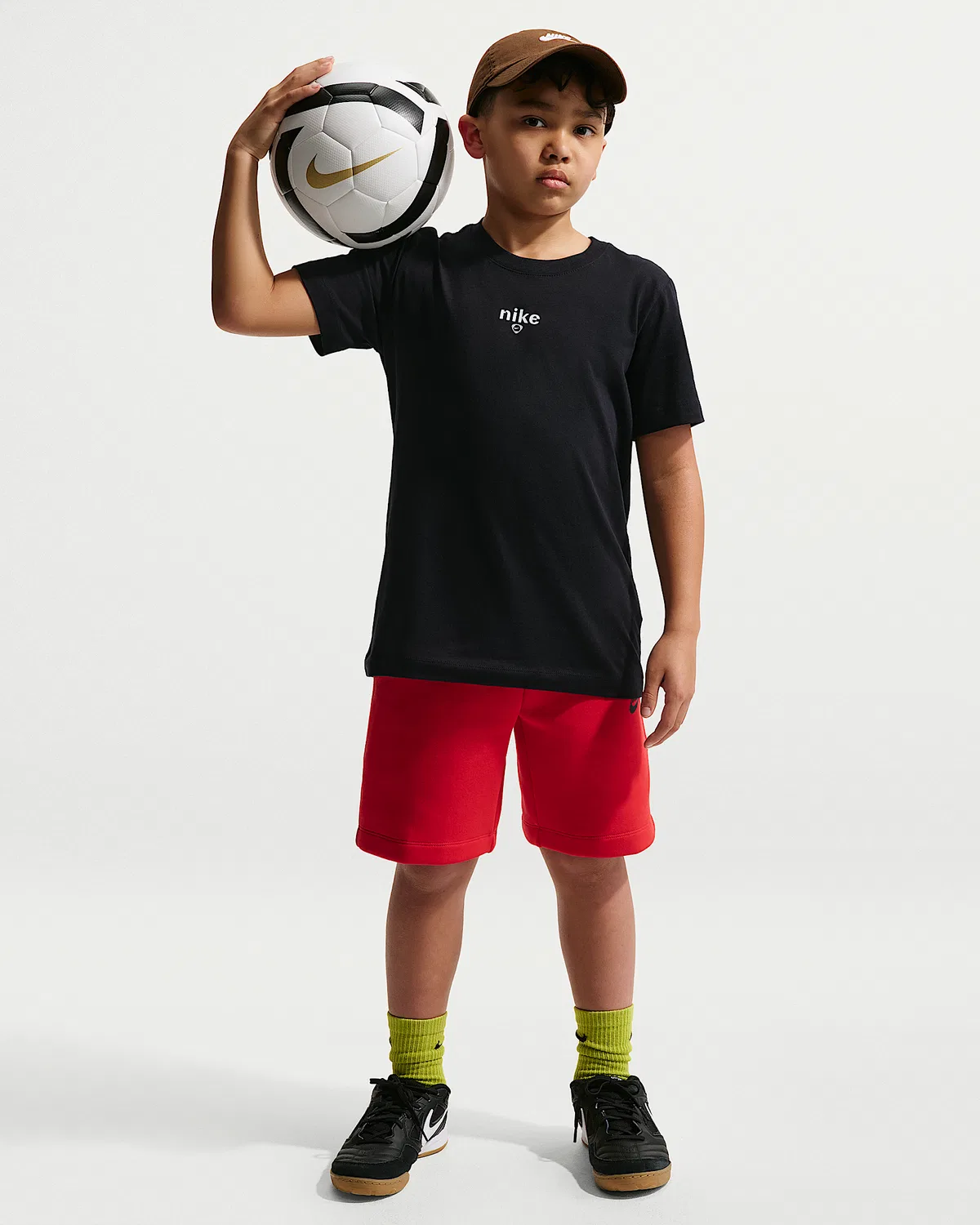 Детская футболка Nike Big Kids', Black — фото 4