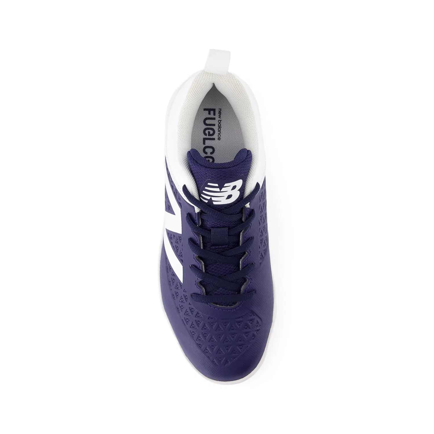 Детские бутсы для бейсбола с резиновой подошвой 4040v8 New Balance, Team Navy With White — фото 4