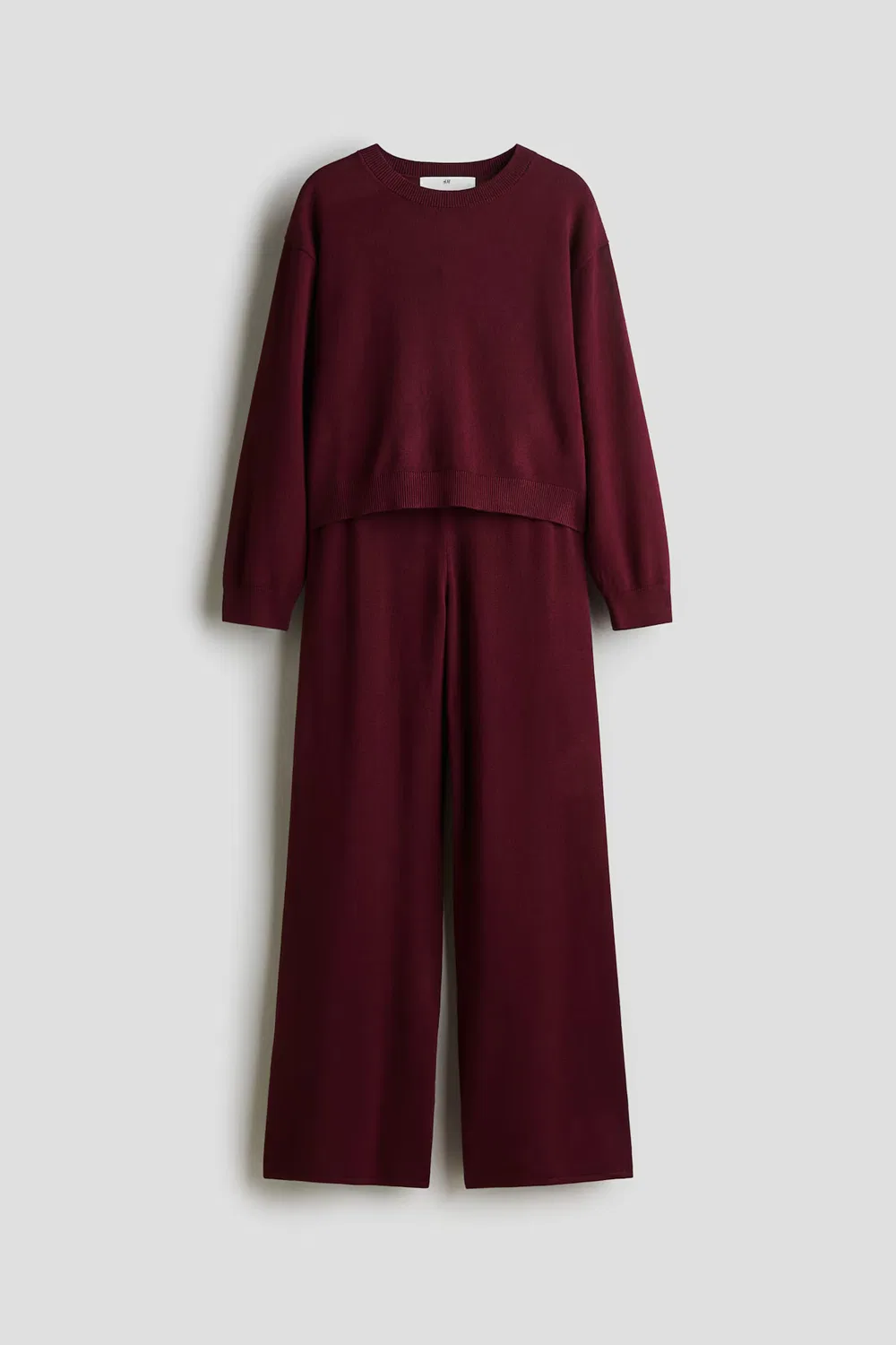 Комплект из двух предметов из тонкого трикотажа H&M, Dunkelrot