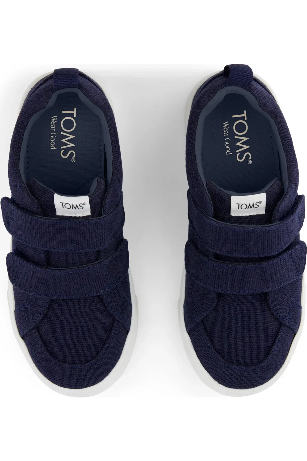 Кроссовки детские на липучках с CloudBound пеной Cruz TOMS, темно синий — фото 4