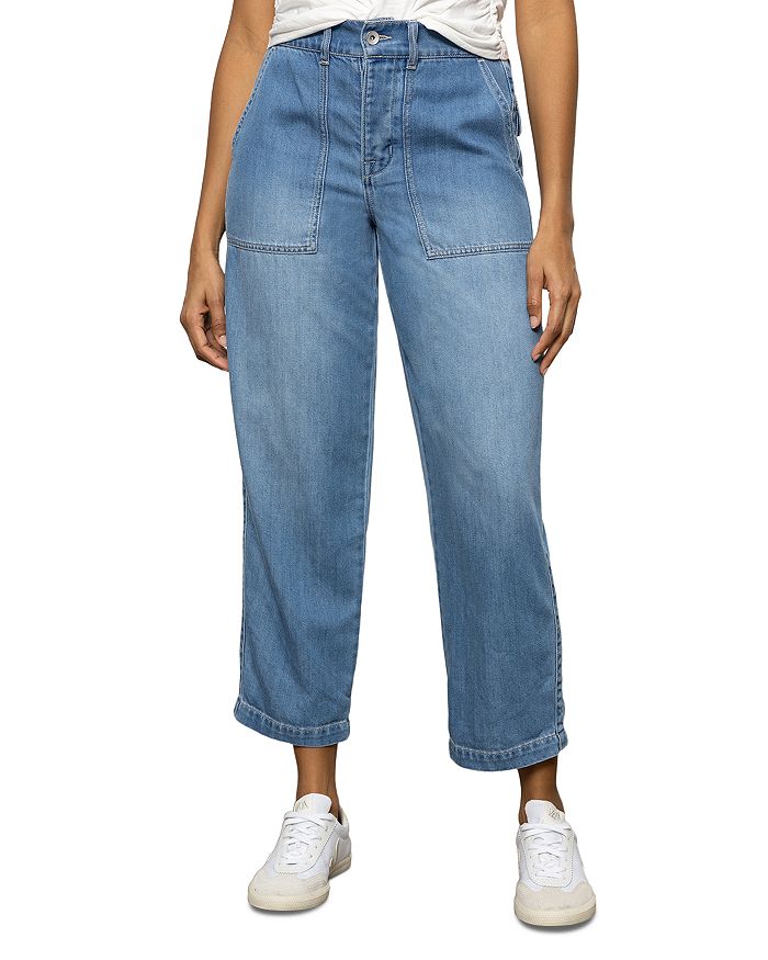 

Джинсы Cruiser Chino High Rise Barrel в цвете Waverly Sanctuary, синий