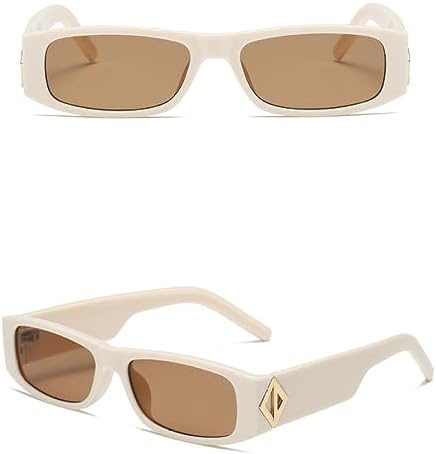 

Солнцезащитные очки прямоугольной формы для женщин, маленькая оправа, винтажные солнцезащитные очки для мужчин, ретро-очки с защитой от УФ-излучения UV400 MTZJH, 22041 C6