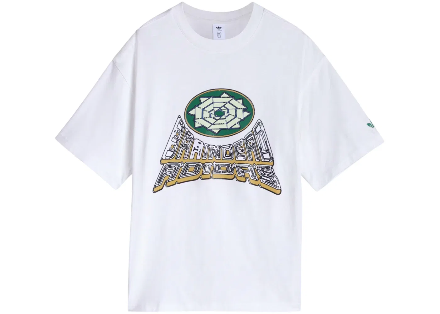 Мужская футболка с принтом Adidas x Brain Dead Tee, Core White