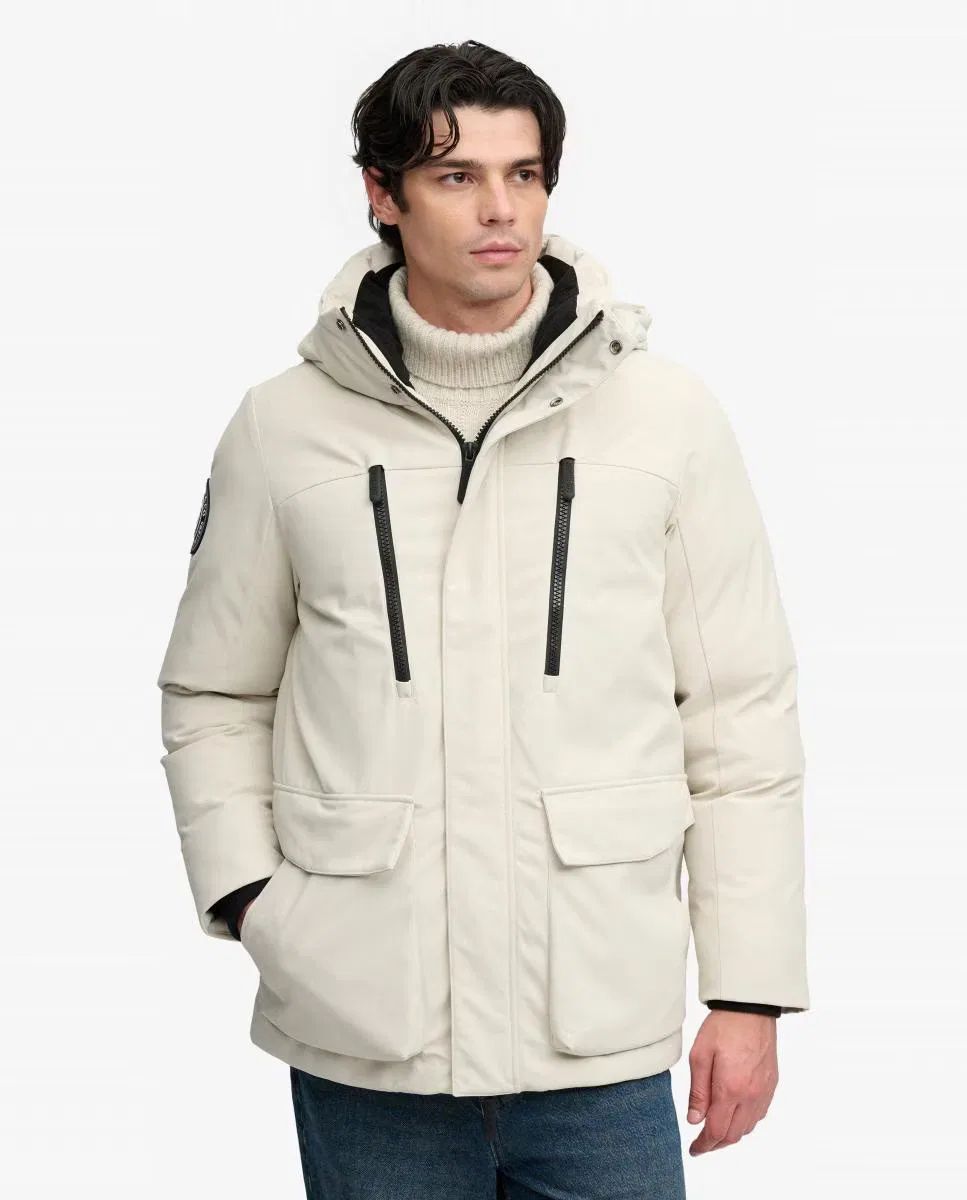 Мужское пальто и куртки, Parka City, Superdry, небеленый