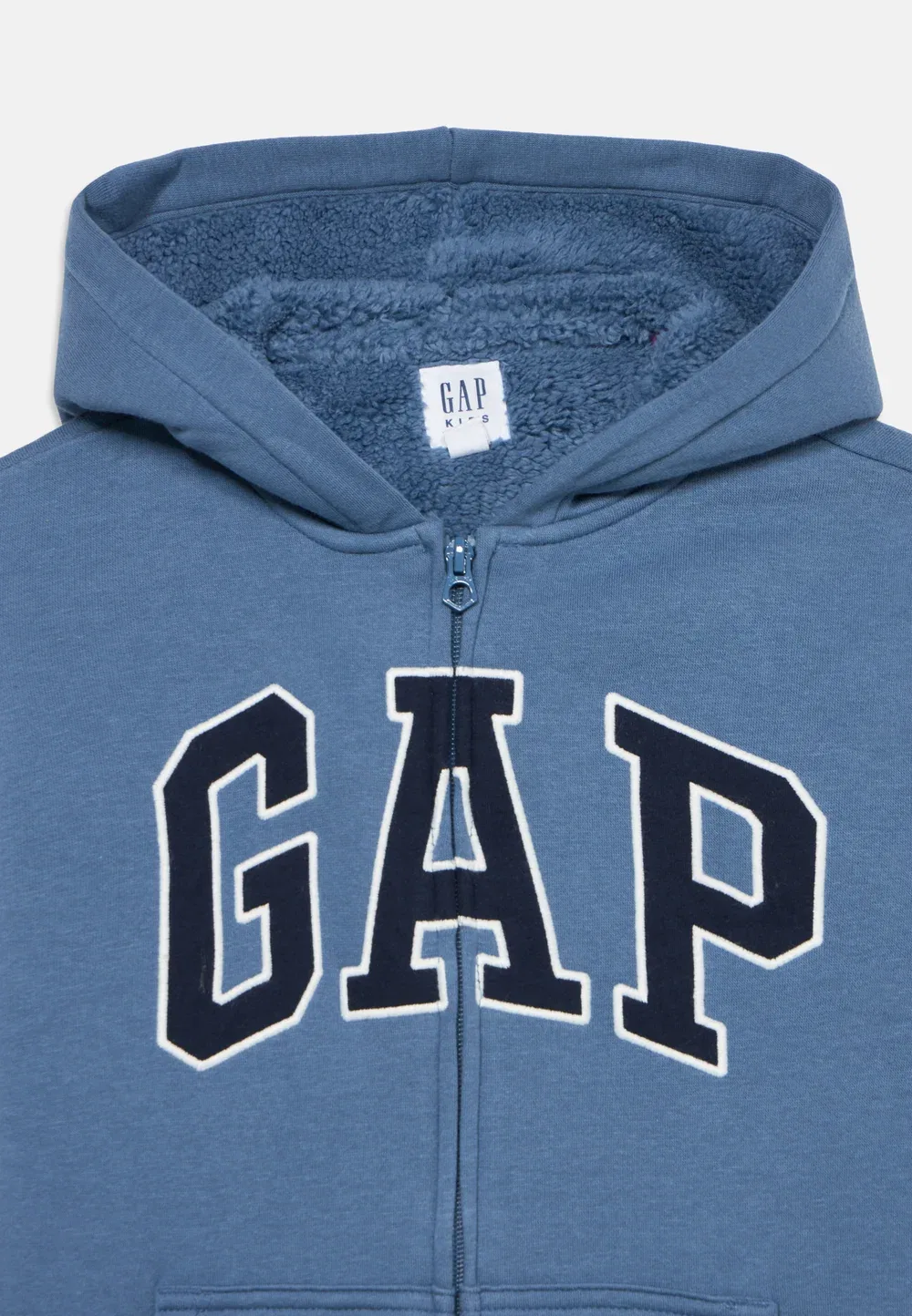 Логотип - толстовка на молнии Gap, Bainbridge Blue — фото 4