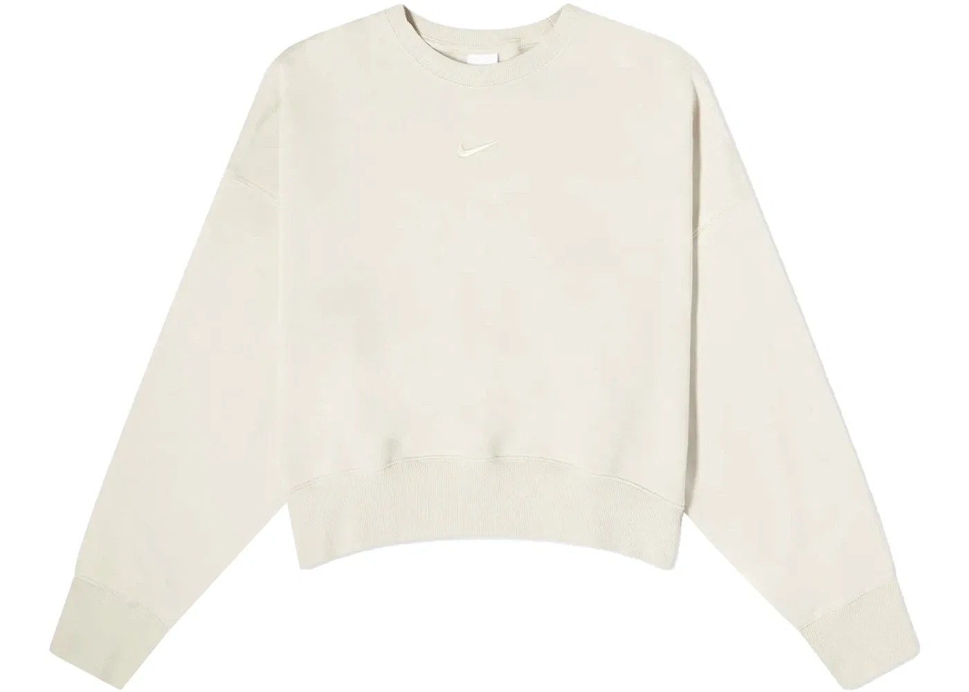 Женский свитшот оверсайз из флиса Nike Phoenix Fleece, Light Orewood Brown/Sail