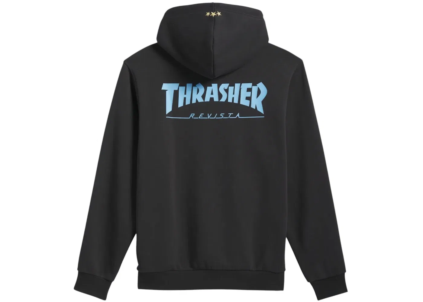 Мужская худи с принтом Adidas x Thrasher Argentina Hoodie, Black — фото 2