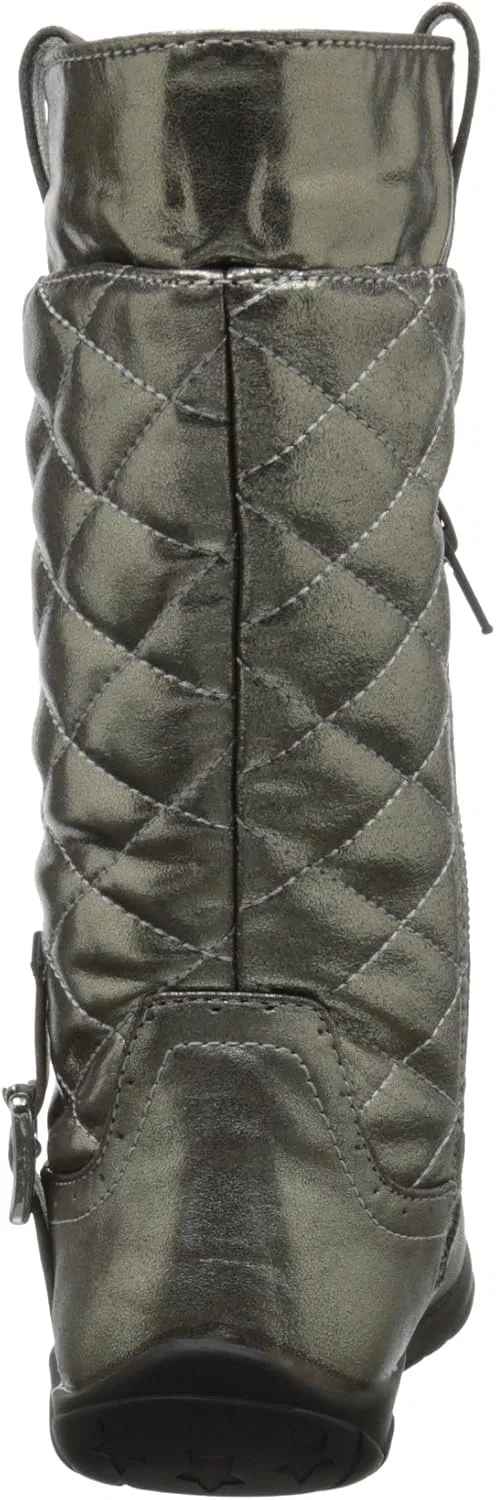 Детские ботинки для девочек с принтом Call It A Way Kenneth Cole New York, Pewter — фото 3