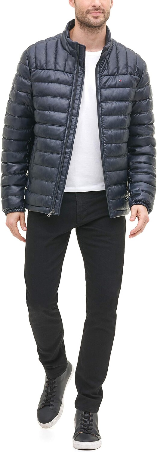 Куртка Tommy Hilfiger Water Resistant Ultra Loft Down, темно-синий — фото 2
