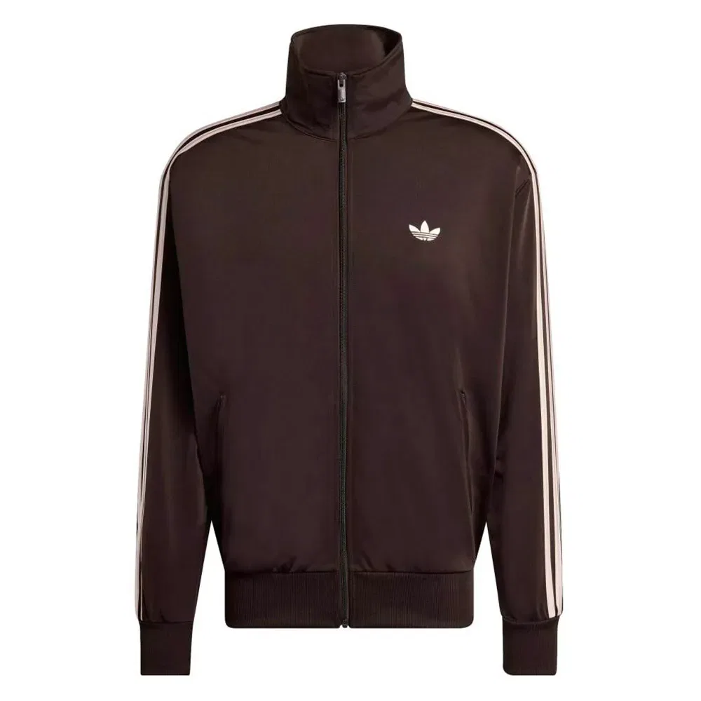 Свитшот на молнии Firebird Adidas Originals, коричневый