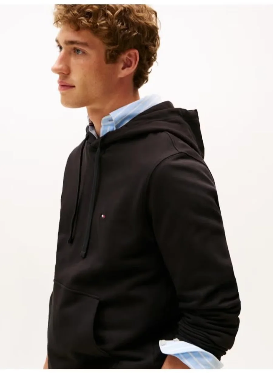 Худи Tommy Hilfiger Casual Pullover, черный — фото 4