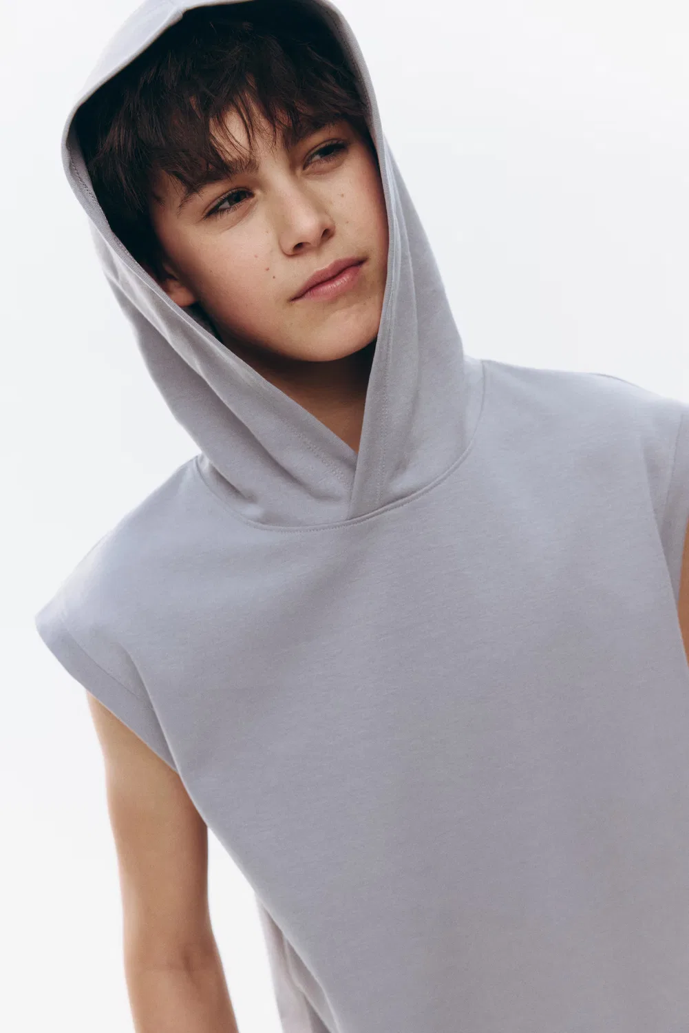 Спортивный комплект с худи и накладкой Drymove H&M, Hellgrau — фото 2