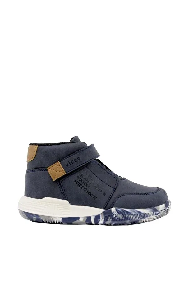 Детские ботинки для девочек зимние Vicco, Navy Blue