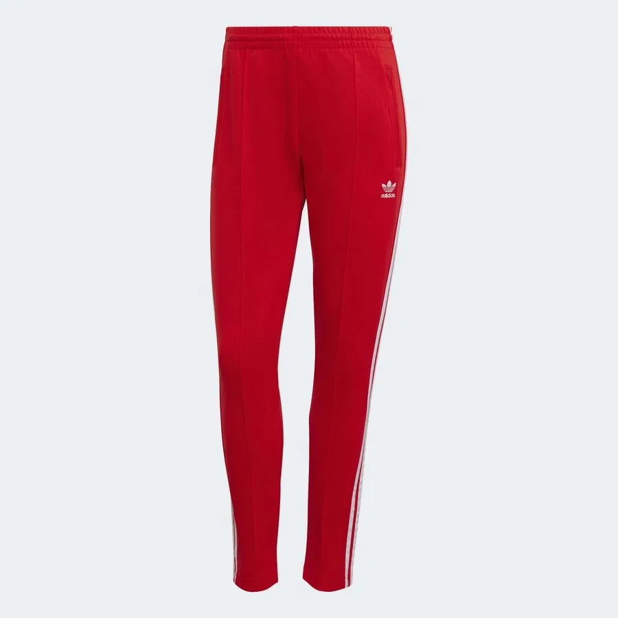 Женские спортивные штаны с принтом Sst Pants Pb adidas, Красный — фото 4
