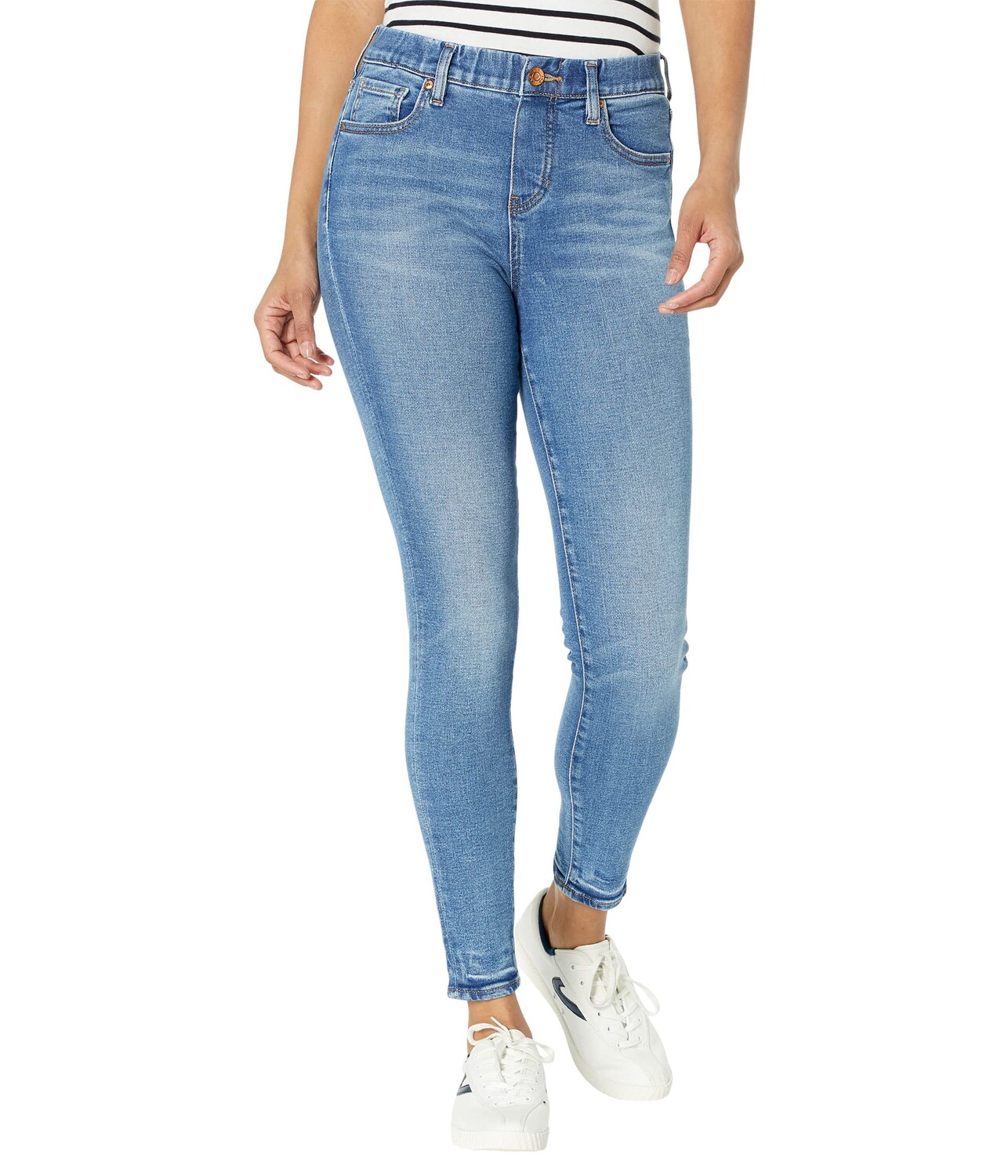 

Джинсы Jag Jeans, Valentina Faux Fly Pull-On Skinny Jeans