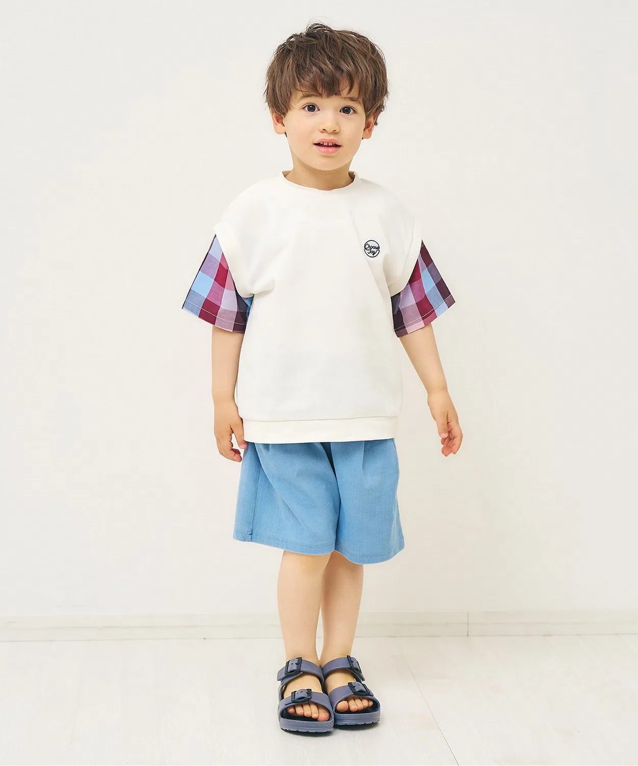 Детская футболка с длинным рукавом модель Best Layered Docking Top, apres les cours, Stripe — фото 4