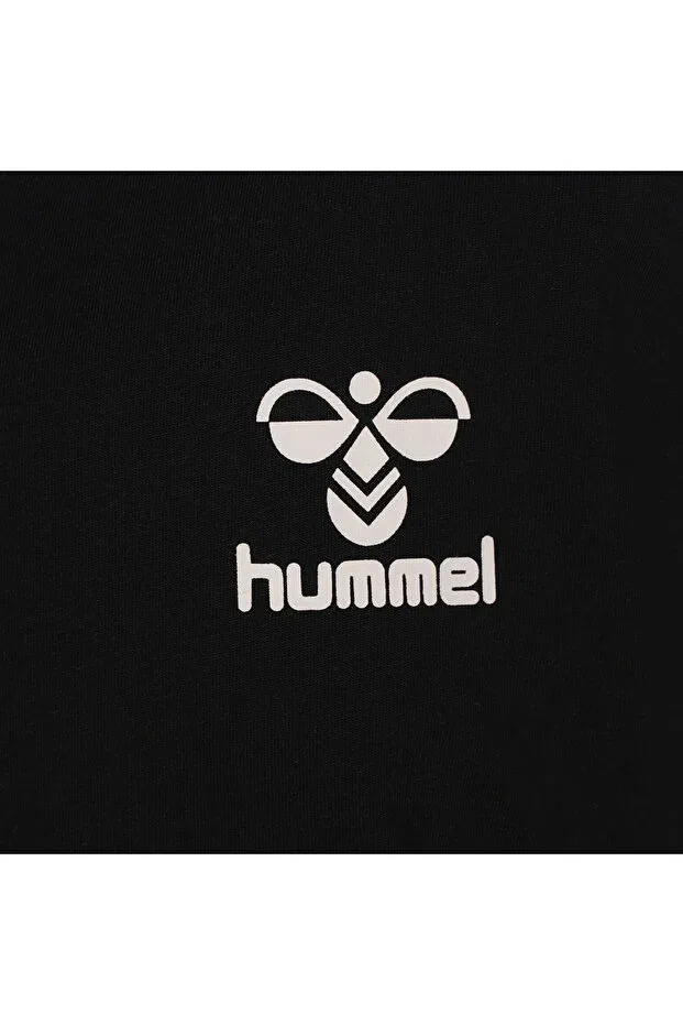 Детская футболка для девочек хлопковая Hummel, Black — фото 4