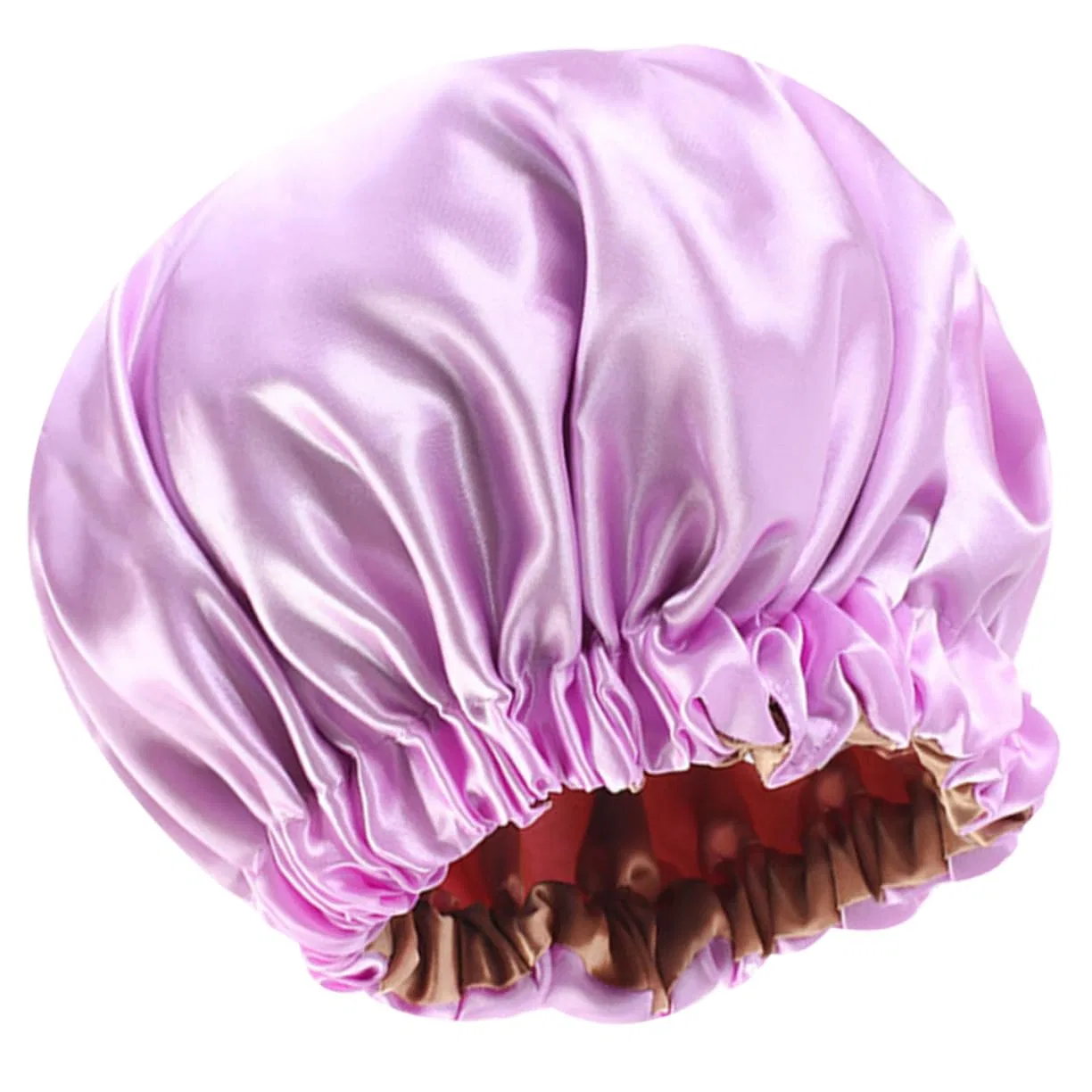 Шапочка для душа Satin, FRCOLOR, 2 шт, 38x38 см, Light Purple — фото 2