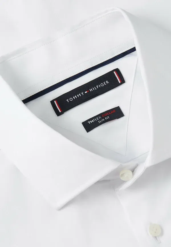 Рубашка хлопковая Shirt Tommy Hilfiger white, белый — фото 3