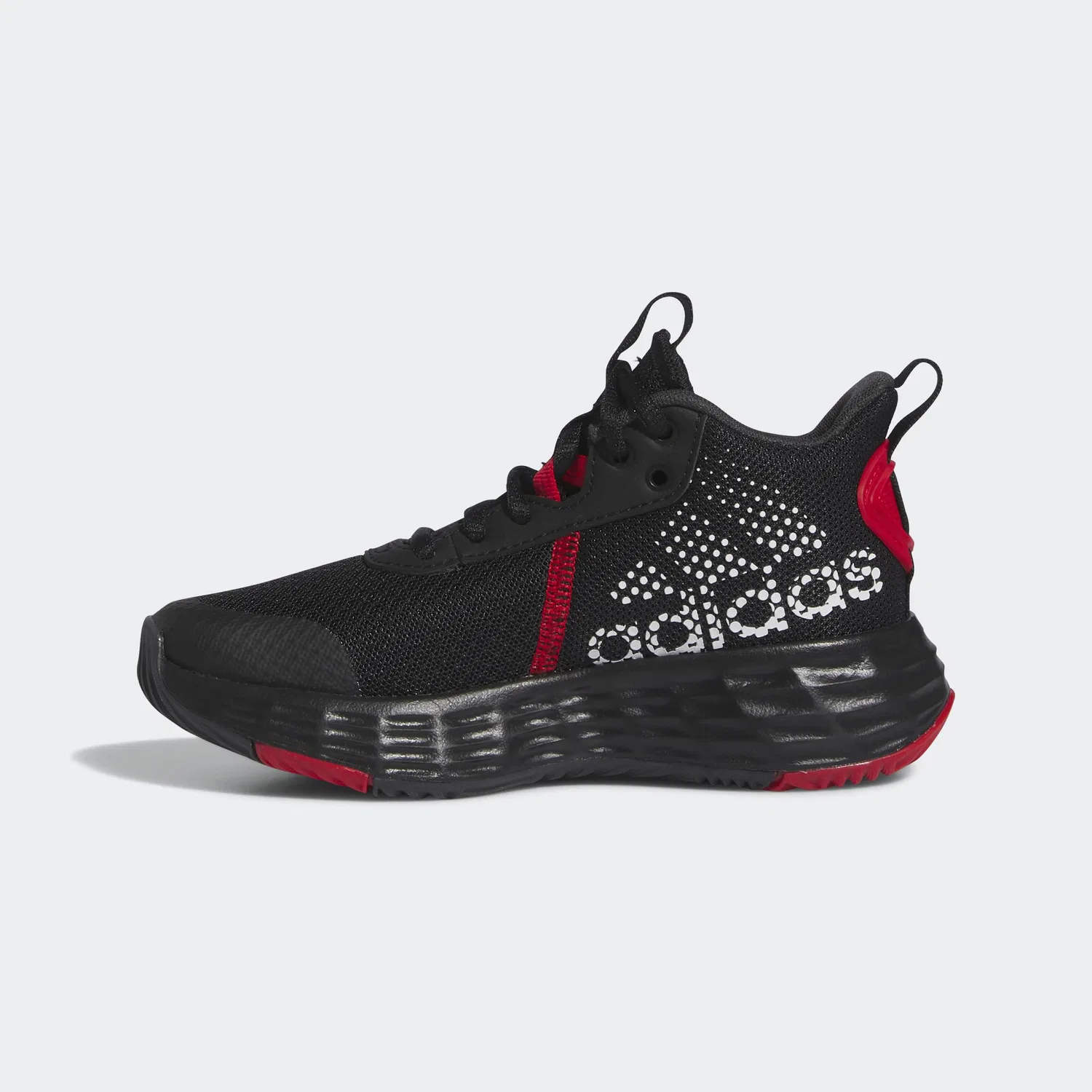 Детские кроссовки с кроссовками с моделью Ownthegame 2.0 Shoes Adidas, Core Black Ftwr White Vivid Red — фото 3