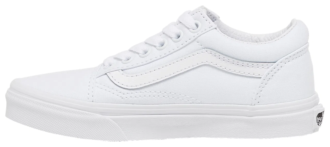 Кроссовки для мальчиков Old Skool Vans, цвет True White — фото 3