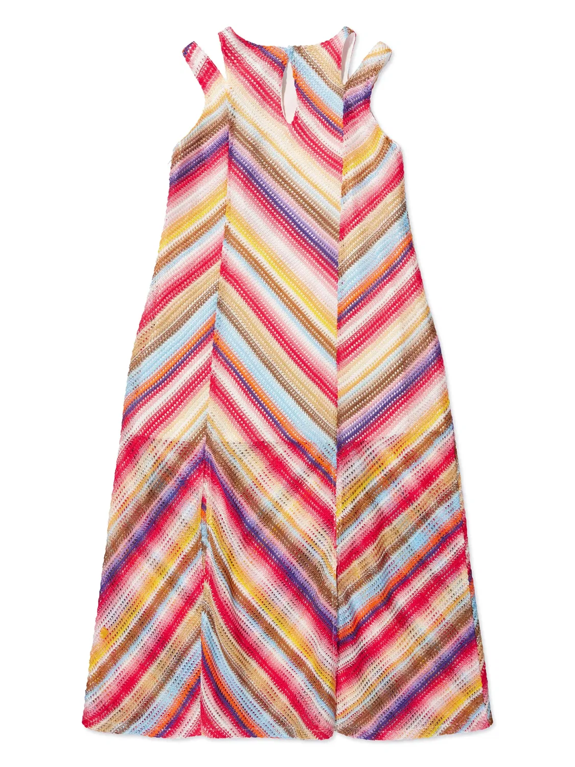 Платье с зигзагообразным узором Missoni, красный — фото 3