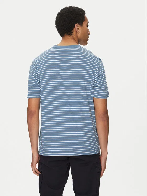 Футболка relaxed fit TalesStripe Boss, синий — фото 3