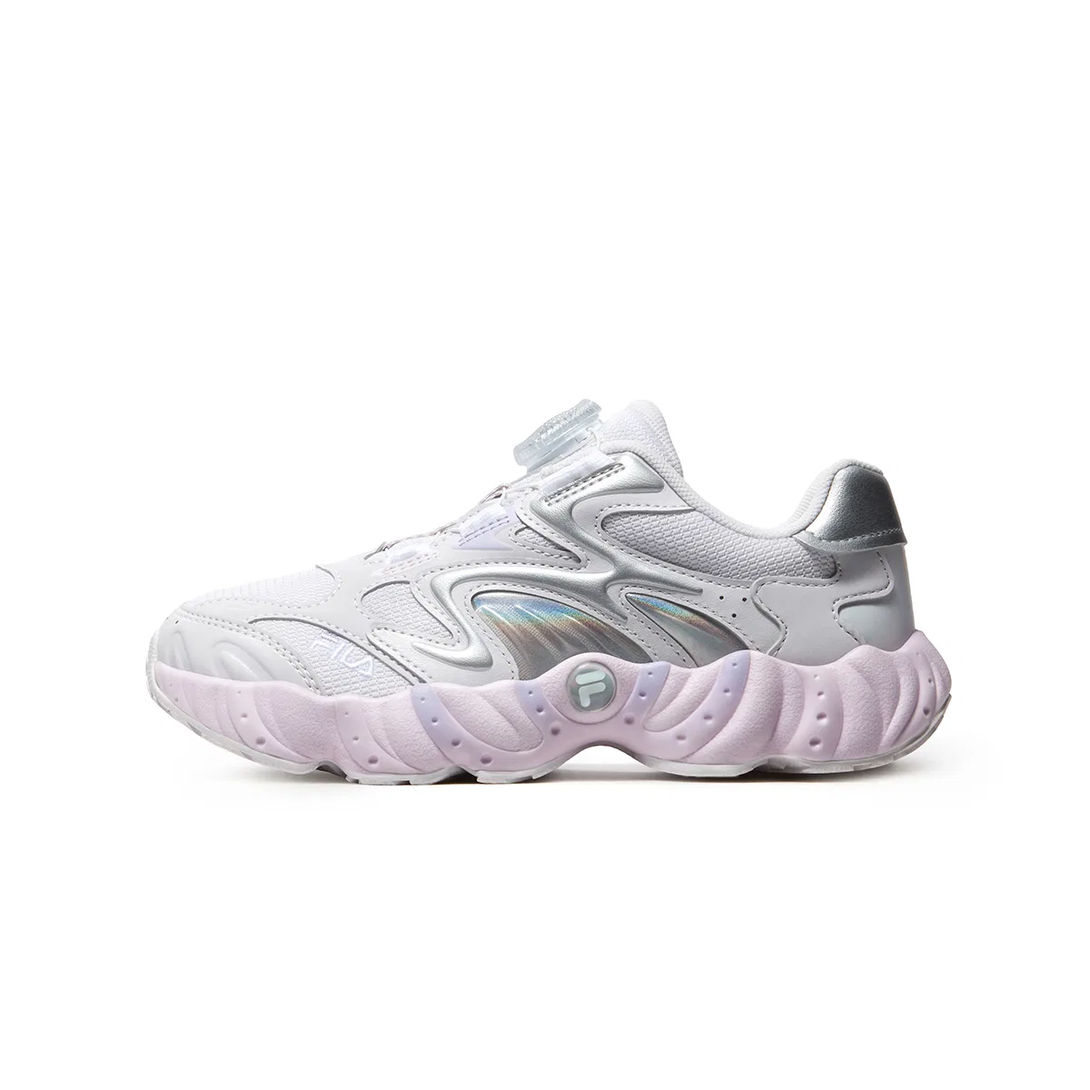 Детские кроссовки с шнуровкой FILA KIDS, Lilac/Stonecrop Purple