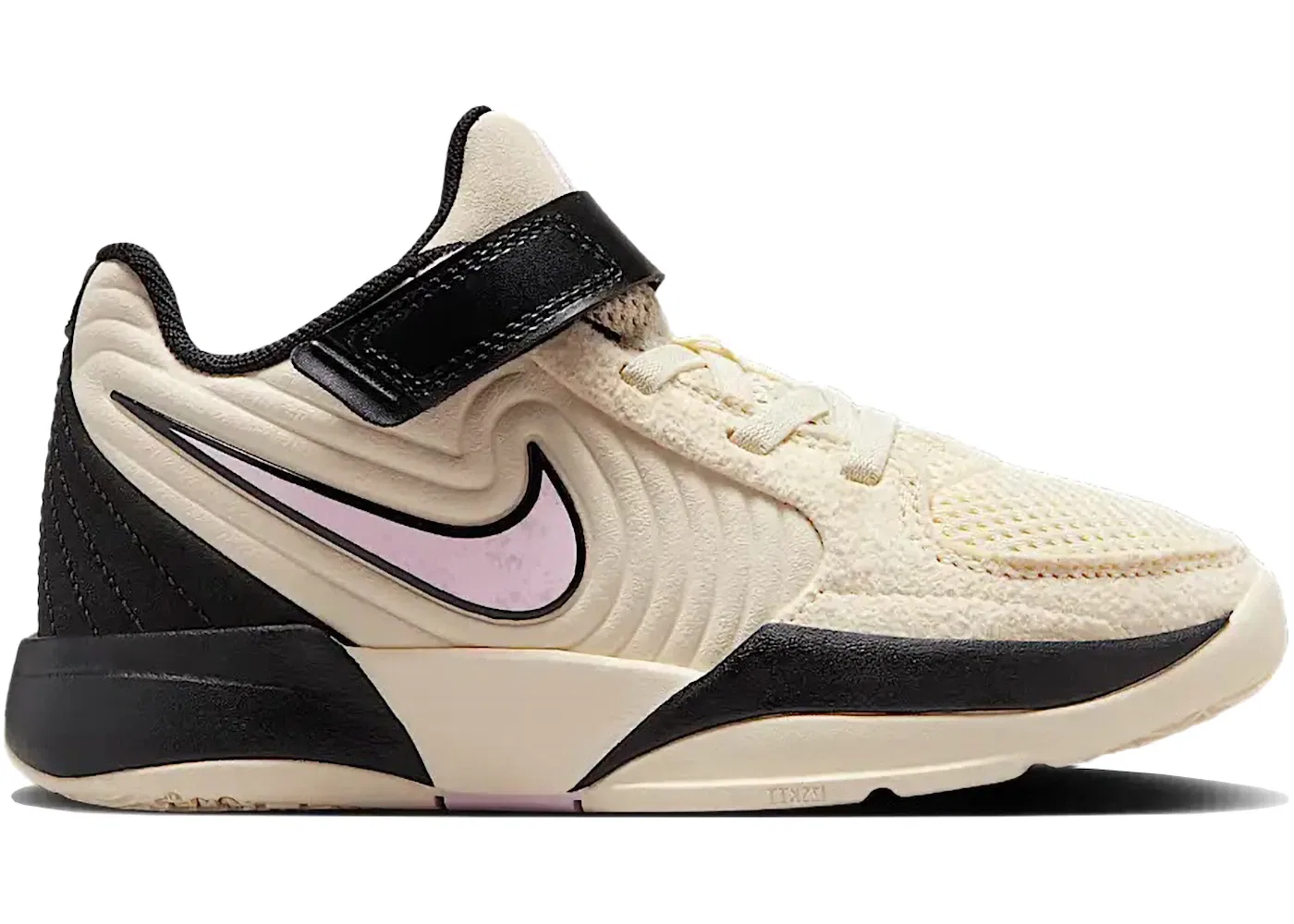 Детские кроссовки для мальчиков Nike Ja 2, Coconut Milk/Black/Apricot Agate/Pink Foam