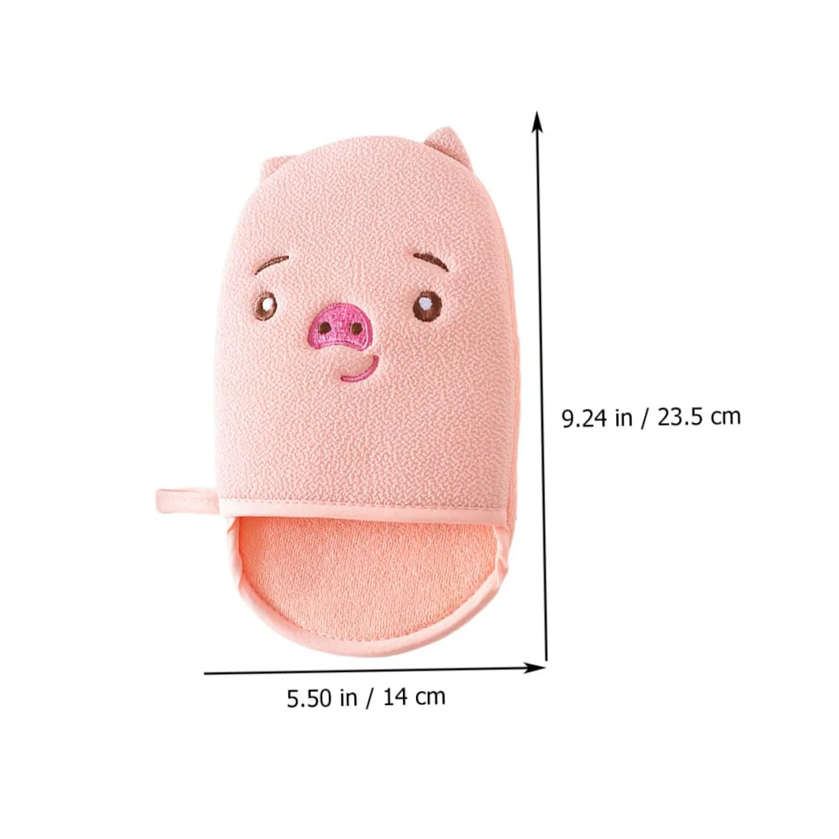 Мочалка-рукавица для душа 3 шт, NUOBESTY, 23.5x14 см, мультиколор — фото 3