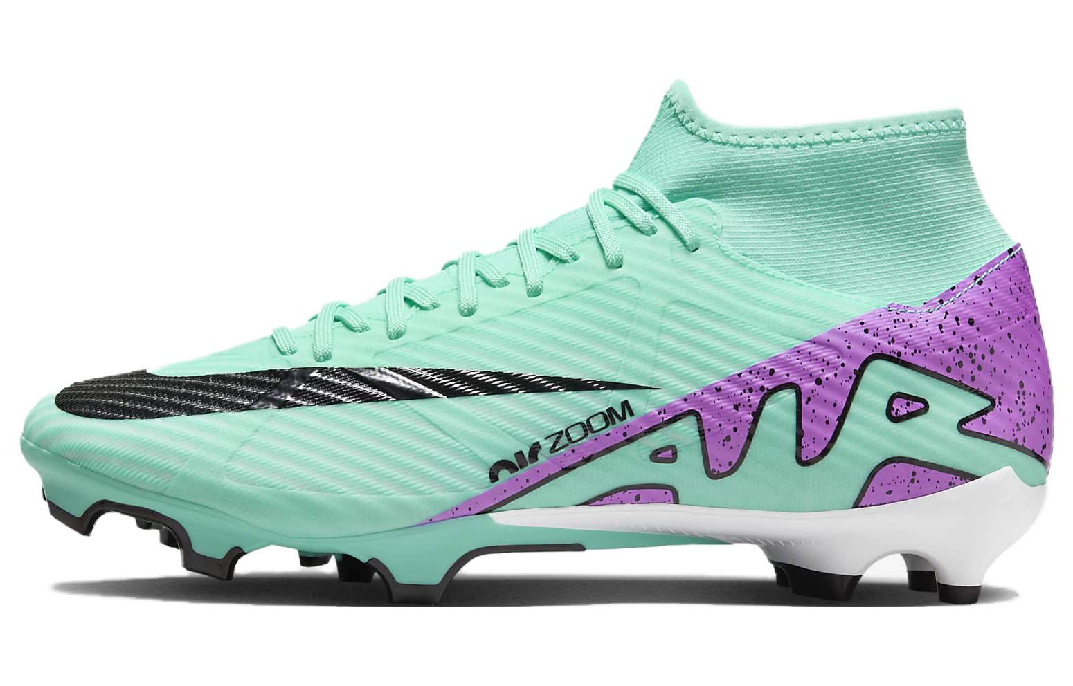 

Nike Zoom Mercurial Superfly 9 Зелено-фиолетовая