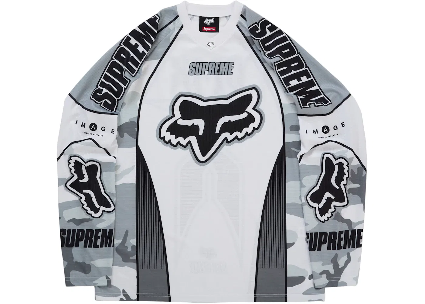 Мужская джерси с принтом Jersey Supreme, White