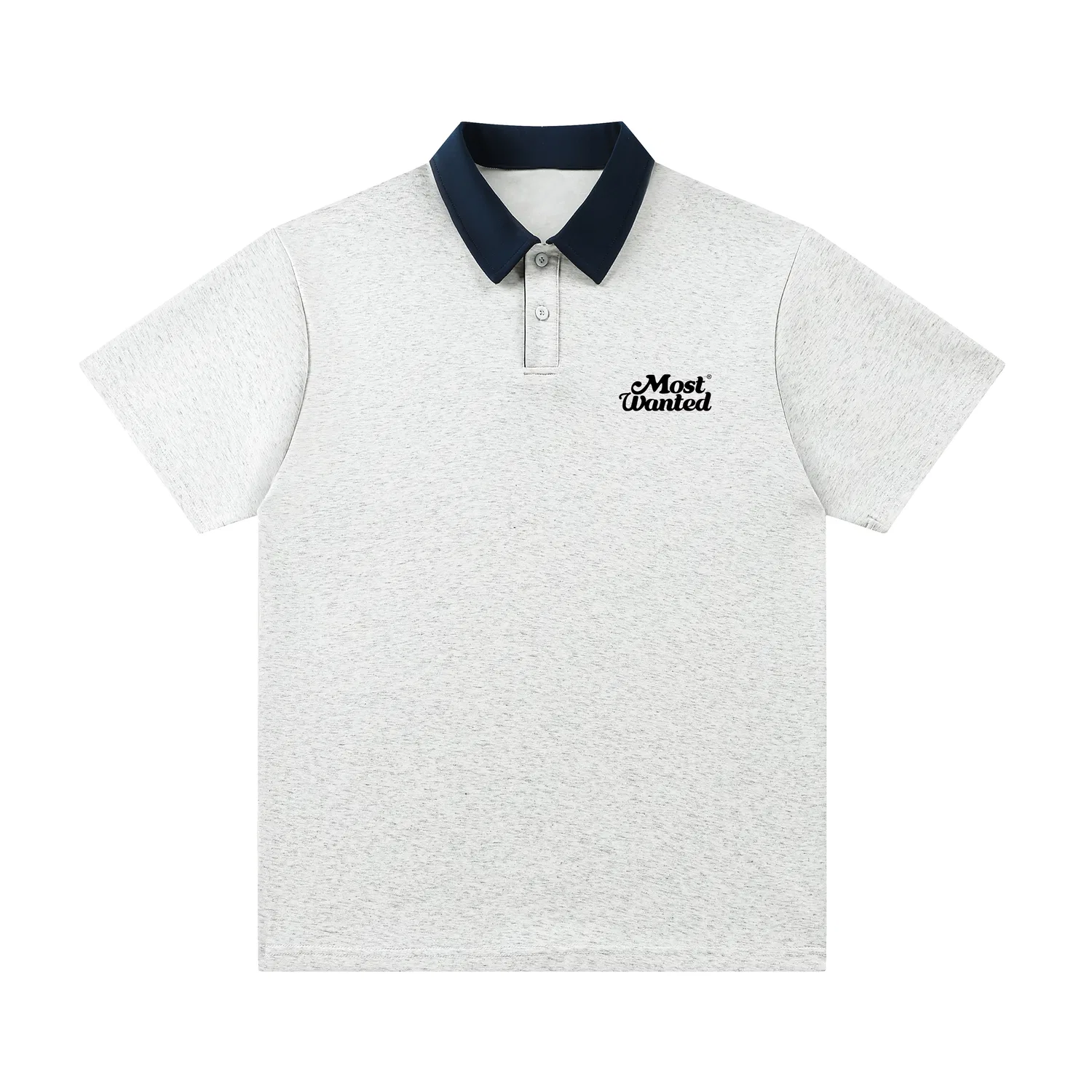 Детское поло Unisex Polo Shirt MostwantedLab, White Heather Gray