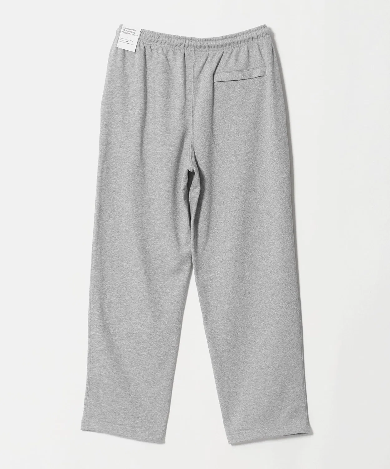 Мужские спортивные штаны из футера с принтом Nike Club French Terry Open Hem, Black — фото 2