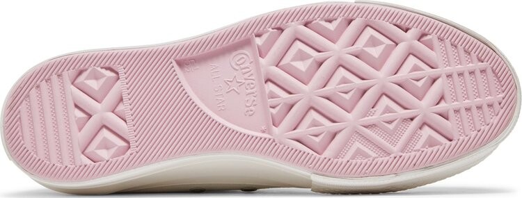 Кроссовки Converse Wmns Chuck Taylor All Star Lift Platform High Embroidered Hearts - White, белый — фото 4