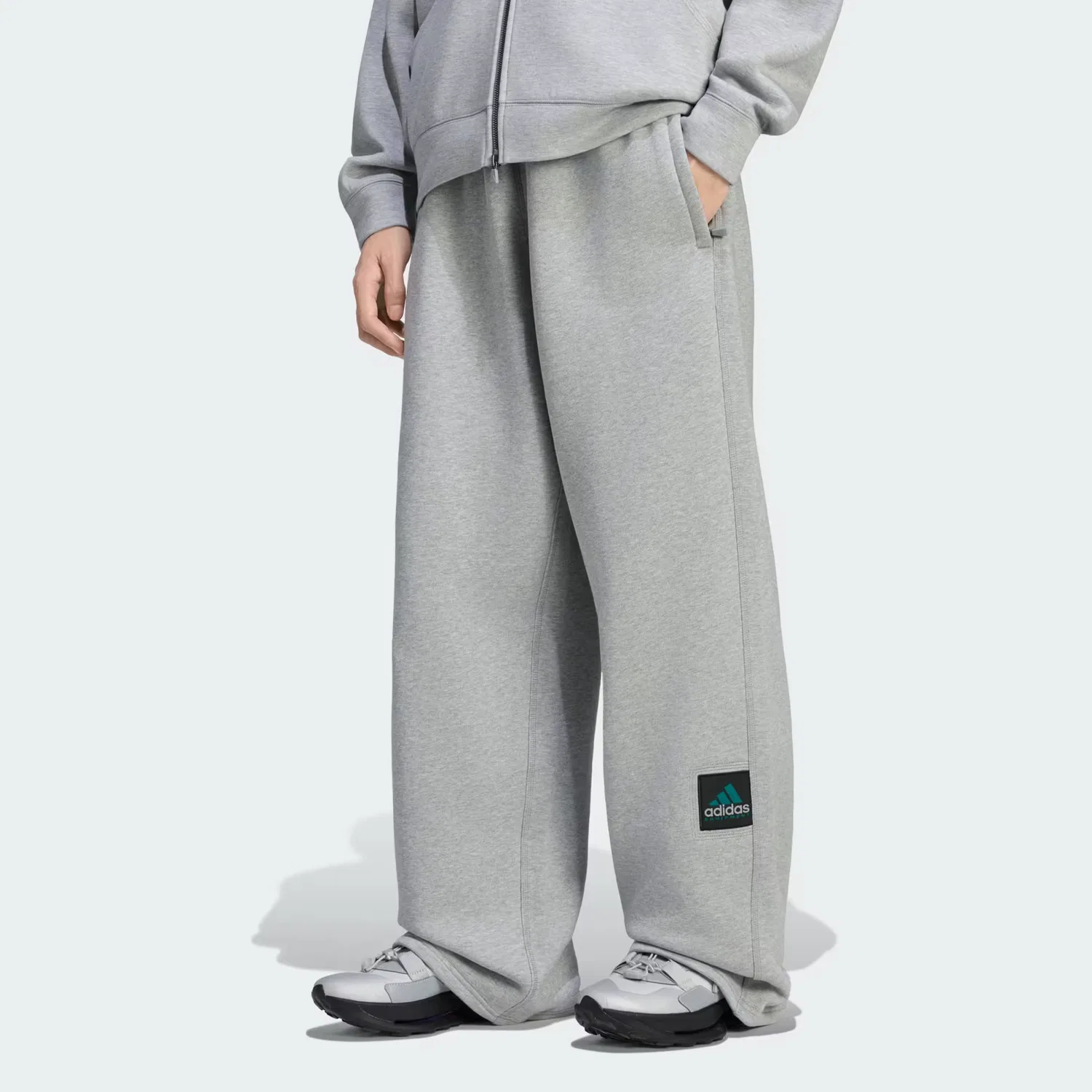 Мужские спортивные штаны свободного кроя Equipment Open Hem Adidas Originals, серый меланж