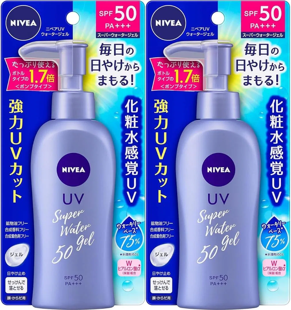 Солнцезащитный гель Nivea San SPF50 PA+++, 140 г, 2 шт 1639 Mart