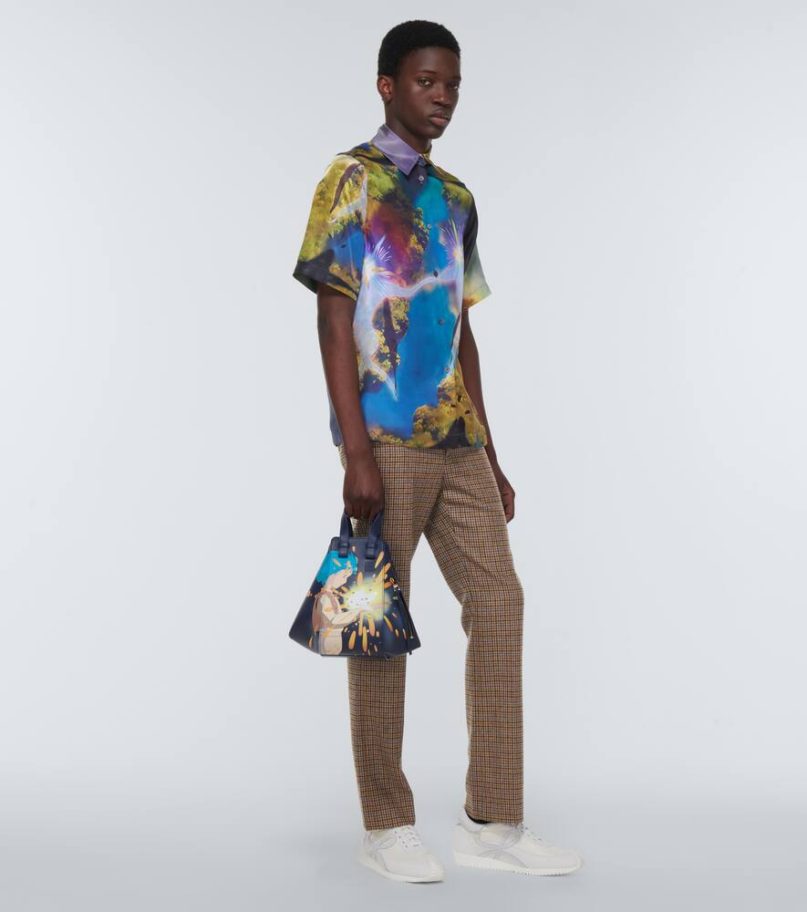 Футболка с принтом из шелковой смеси "Ходячий замок" Loewe, Multicolor — фото 2