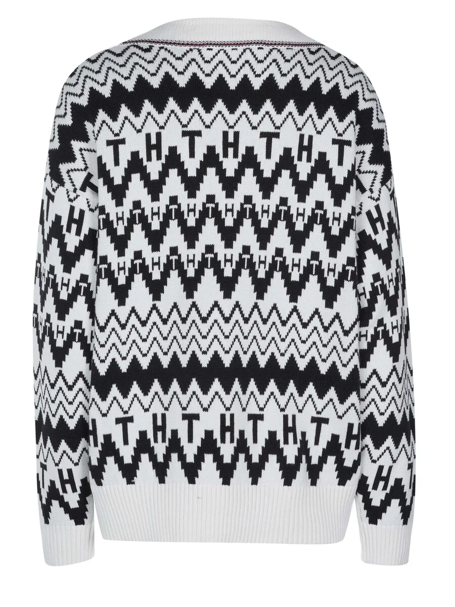 Свитер TOMMY HILFIGER 'Tommy Hilfiger Pullover' белого цвета — фото 2