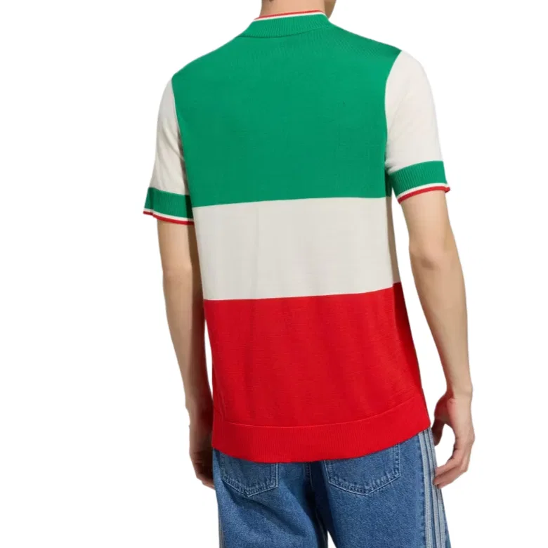 Мужская футболка с коротким рукавом Racing Adidas, Green/White/Red — фото 3