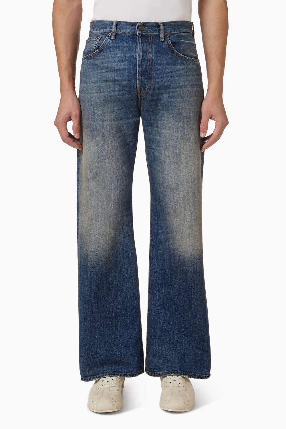 Джинсы прямого кроя 2021M Acne Studios, деним