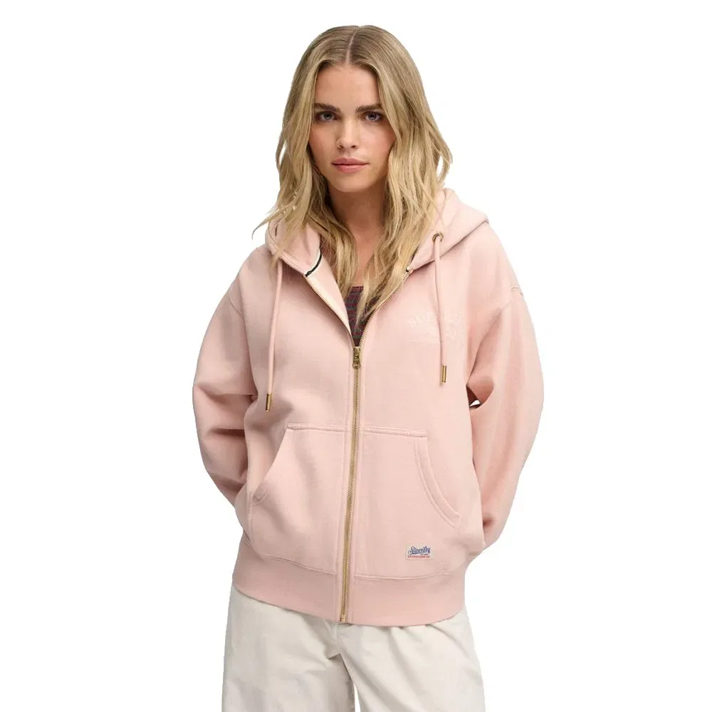 Женский свитшот с капюшоном Luxe Casual Superdry, Pink