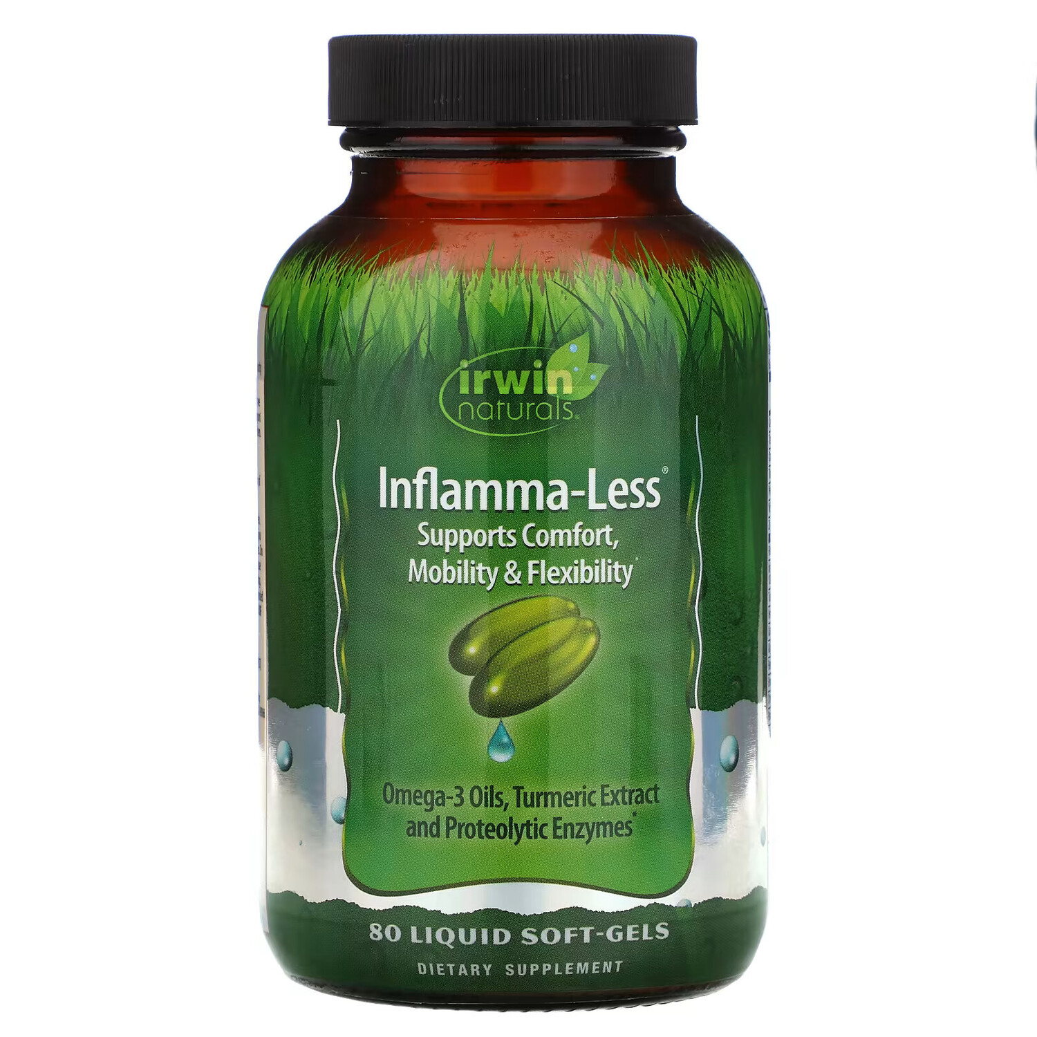 

Irwin Naturals, Inflamma-Less, 80 гелевых капсул